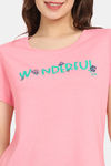 Rosaline Bloom Fest Knit Cotton Top (Pack of 2) - Blue Pink — thumbnail 6